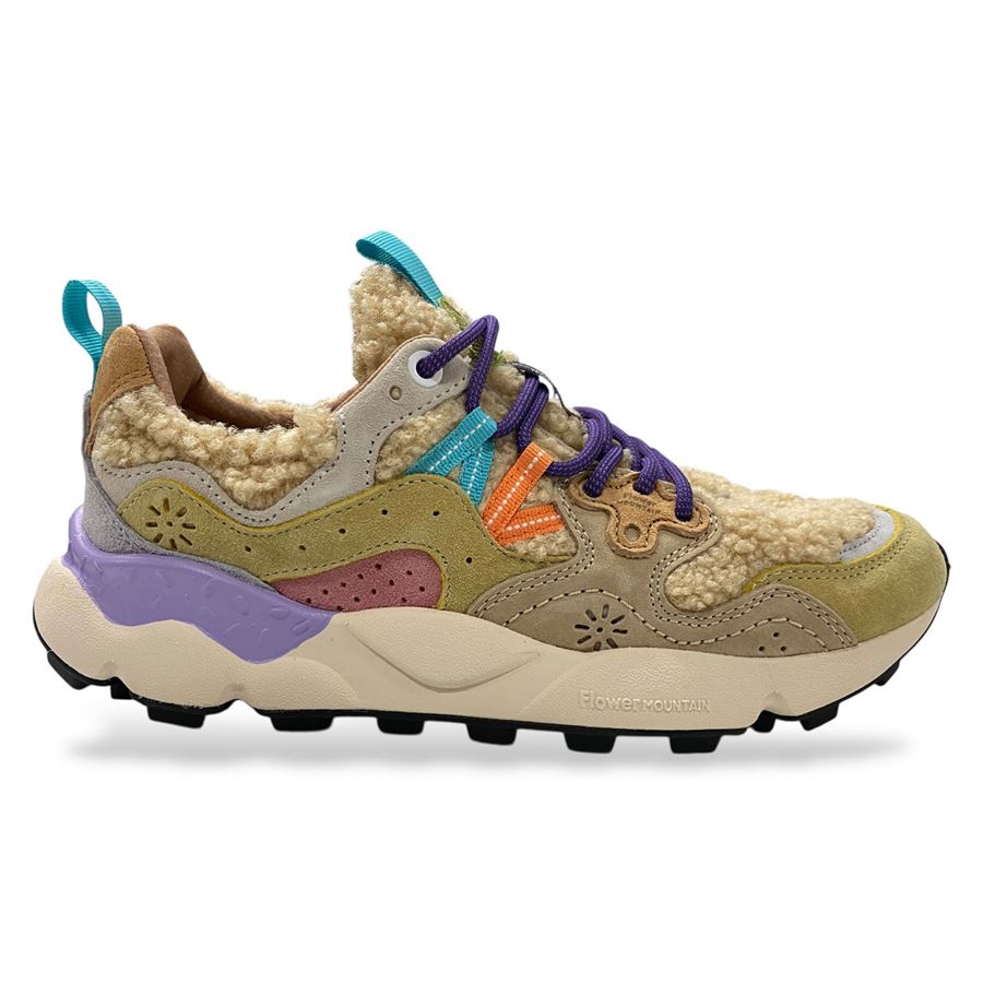 Yamano 3 Woman Teddy sneakers da donna Flower Mountain | 0012017817301E11